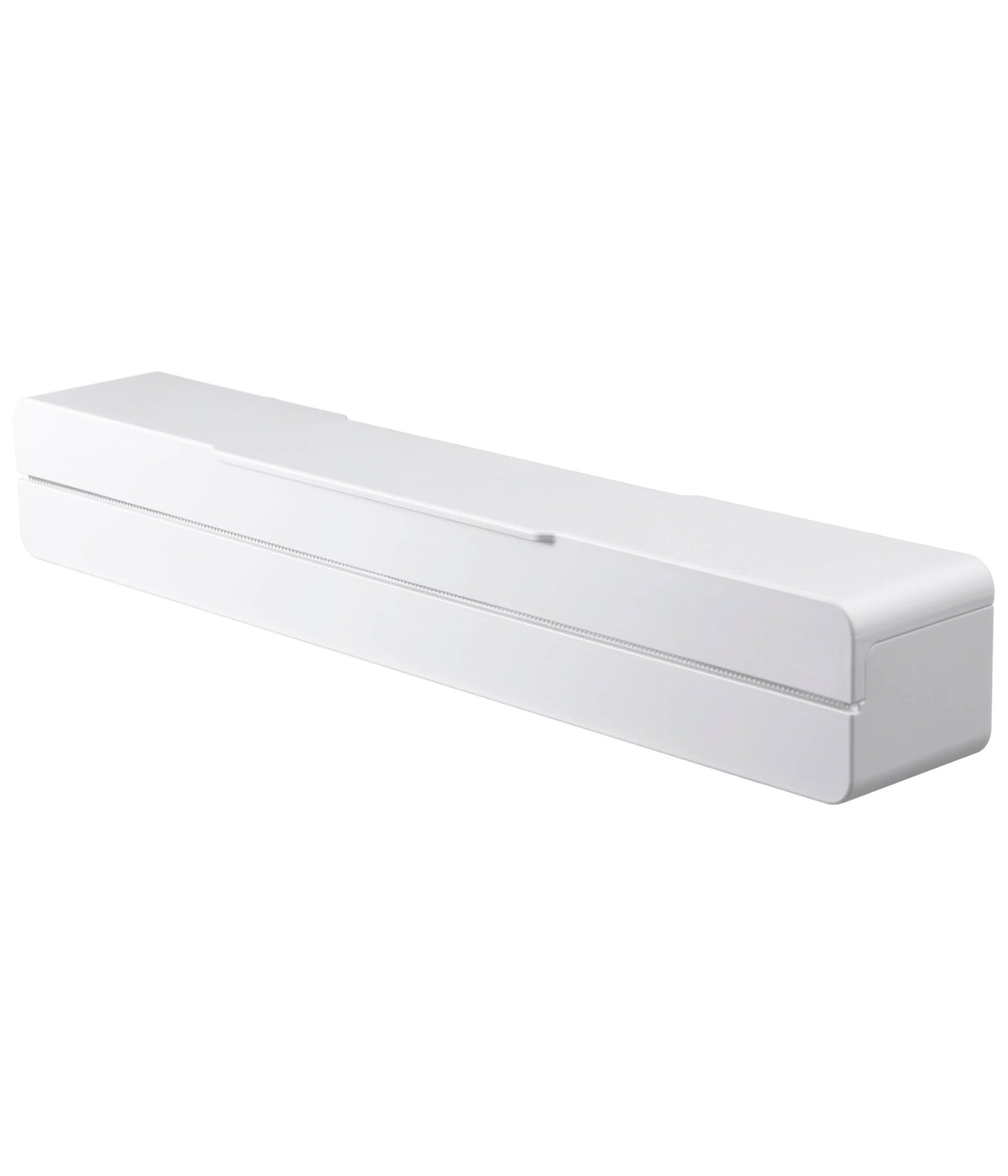 Yamazaki Aqua Magnet Wrap Case, Wrap Cutter Case for 22 cm or 30 cm Wide Wrap and Foil, ABS Resin with Stainless Blade, 22 cm Model 25 x 5.5 x 5 cm, White, Red or Green