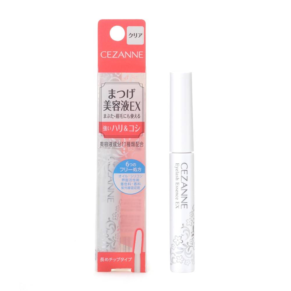 Cezanne Eyelash Essence EX, Clear Lash, Eyelid and Eyebrow Serum, 5.4 g