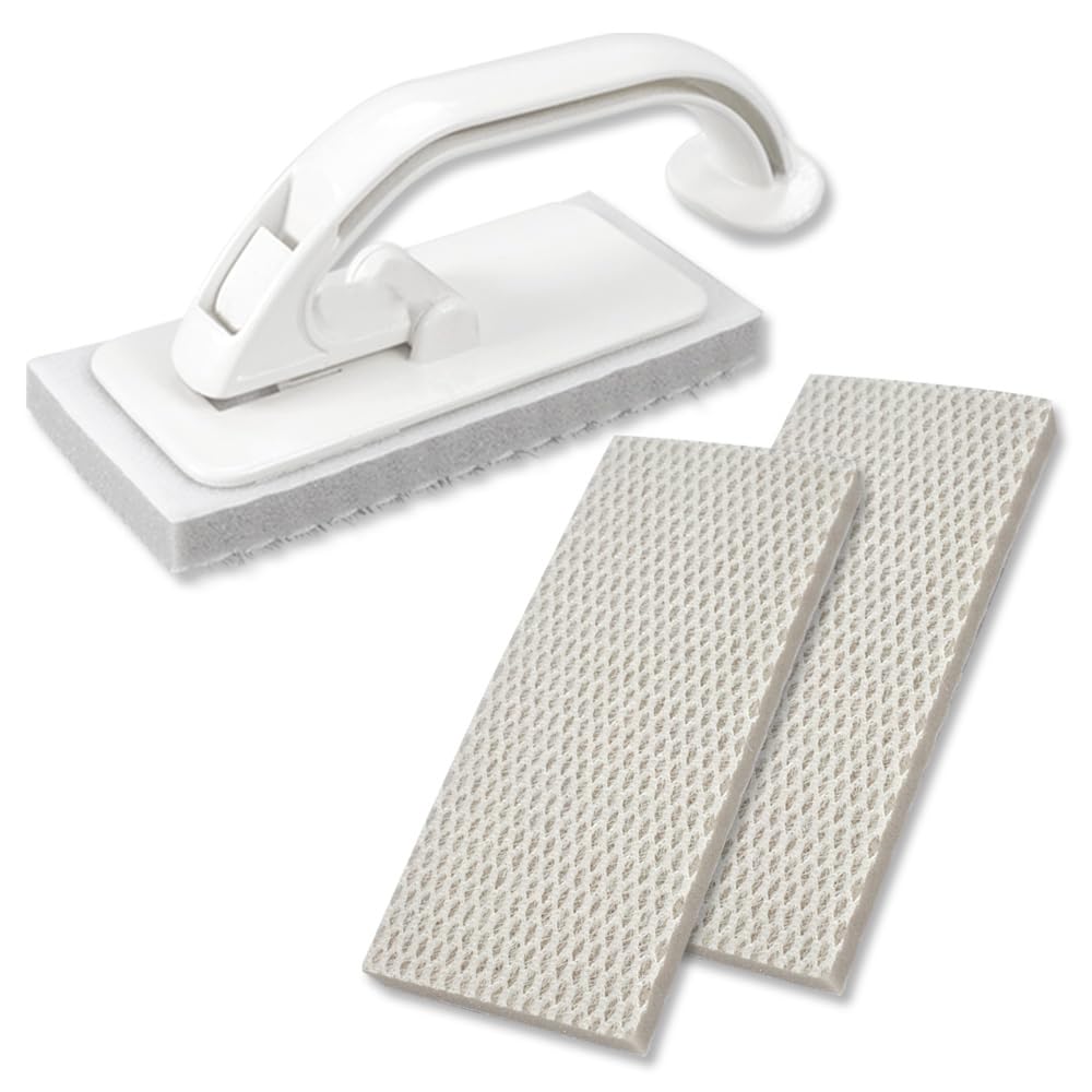 Azuma Smart Bath Floor Brush — With 2 Spare Heads