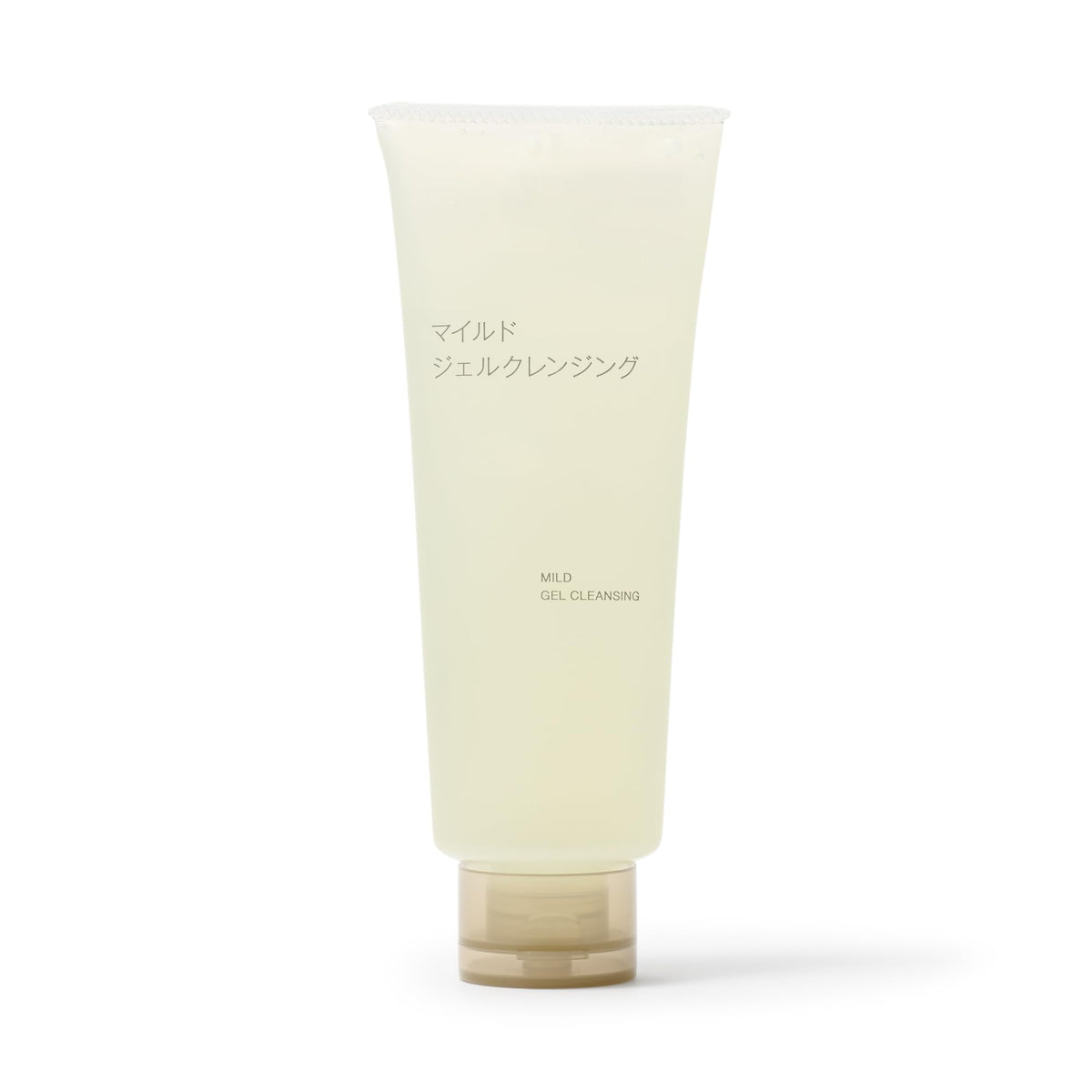 MUJI Mild Gel Cleansing, Makeup-Removing Cleansing Gel with Hyaluronic Acid, Ceramide and Five Amino Acids, Unscented, 150 g or 220 g Tube