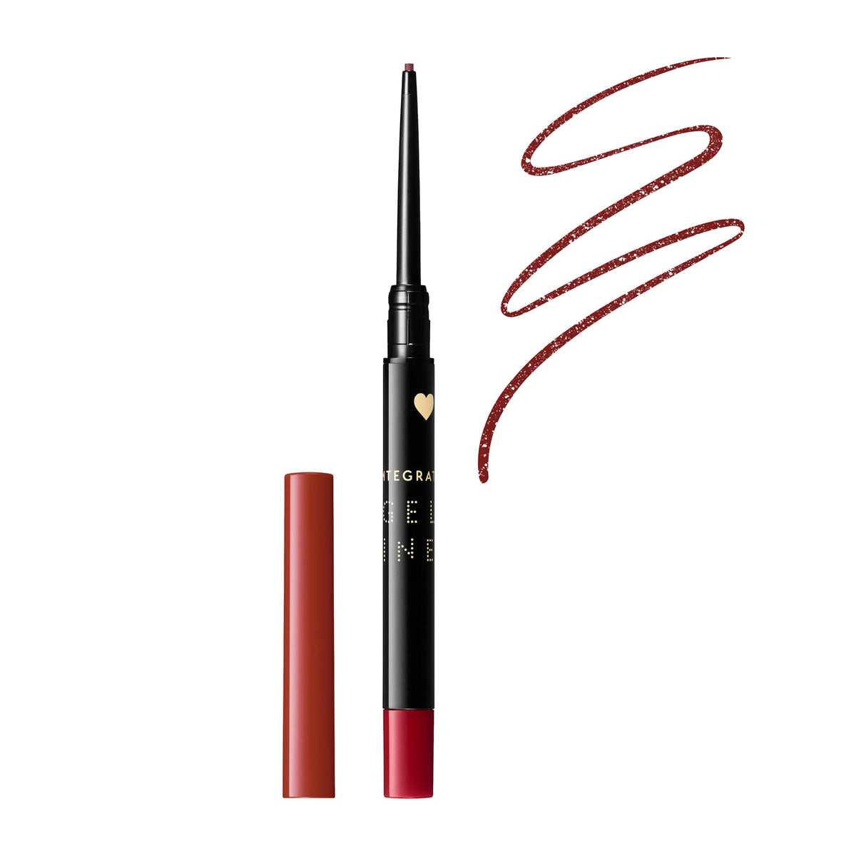 INTEGRATE Snipe Gel Liner S — Waterproof Shimmer Gel Pencil Eyeliner, 0.07g, Body and Refill
