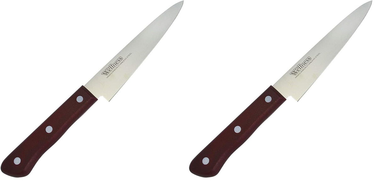 KAI Wellness Stainless Knife — Santoku, Petty And Perforated