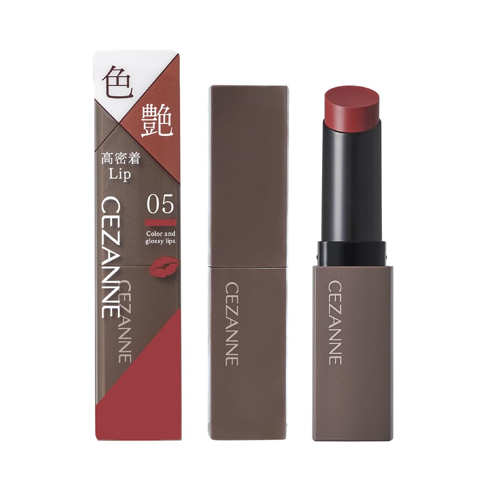 Cezanne Lip Color Shield Gel-Film Lipstick, Long-Wearing Sheer Colour Lip with Five Moisturising Ingredients, 3.7 g, 8 Shades