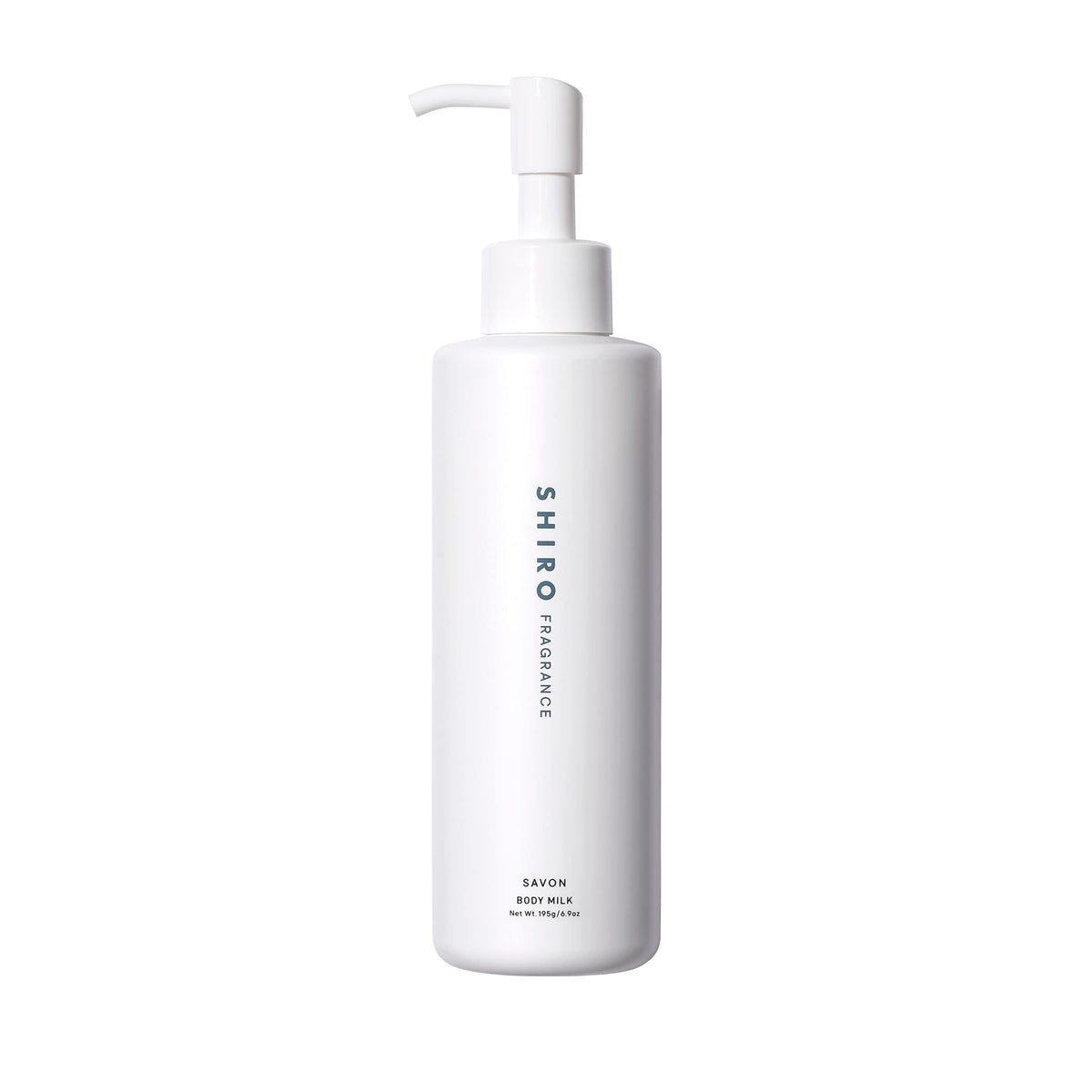 SHIRO Savon Body Milk, Moisturising Body Lotion with Shea Butter and Shodoshima Olive, Soap-Fresh Fragrance, 195 g Pump Bottle