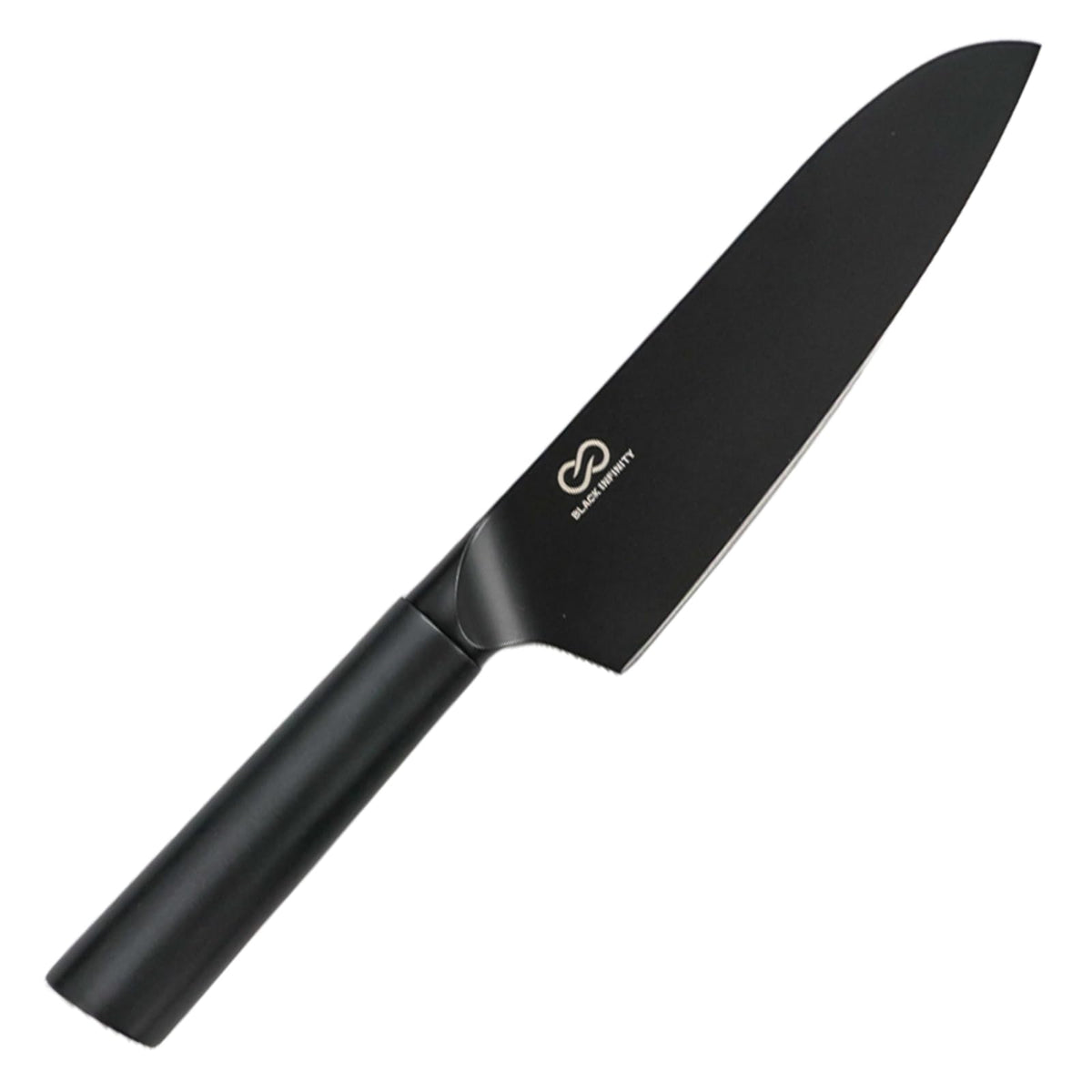 Mitsuboshi Black Infinity All-Matte-Black Santoku Knife 165 mm (BI-ST)