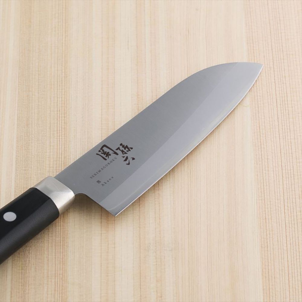 KAI Seki Magoroku Akane small santoku knife 145mm, Seki Magoroku Akane small santoku knife 145mm, 48 x 267 x 18 mm Overall, About 128 g, Made in Japan, 4.8 x 26.7 x 1.8 cm and 128 g, Standard