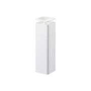 Yamazaki Tower One-Hand Pump Dispenser 250 mL, 250 mL Pump Dispenser You Press With One Hand, Takes Dish Soap, Lotion or Alcohol up to 95%, Comes Apart for Washing, 5.5 x 5.5 x 18.5 cm and 200 g, White or Black
