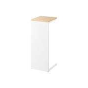 Yamazaki Tower Hidden Toilet Pipe Cover, Slim Cover That Hides Untidy Toilet Pipes and Power Cords, Suits Pipes From the Floor or the Wall, 18 cm Wide With a Wood Top, Holds 1.5 kg, 18 x 20 x 47.2 cm and 1300 g, White or Black