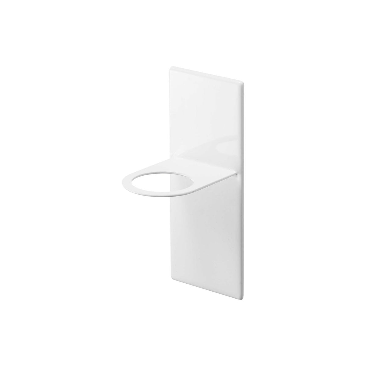 Yamazaki Tower Magnetic Foam Dispenser Holder, Magnetic Holder That Floats a Foam Pump Dispenser on a Steel Bathroom Wall and Lets You Press the Pump on the Wall, Adapter Ring Included, Holds 1 kg, 7 x 8.5 x 17 cm and 290 g, White or Black