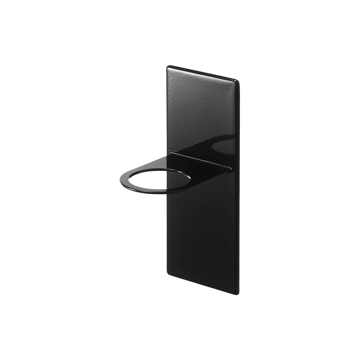 Yamazaki Tower Magnetic Foam Dispenser Holder, Magnetic Holder That Floats a Foam Pump Dispenser on a Steel Bathroom Wall and Lets You Press the Pump on the Wall, Adapter Ring Included, Holds 1 kg, 7 x 8.5 x 17 cm and 290 g, White or Black