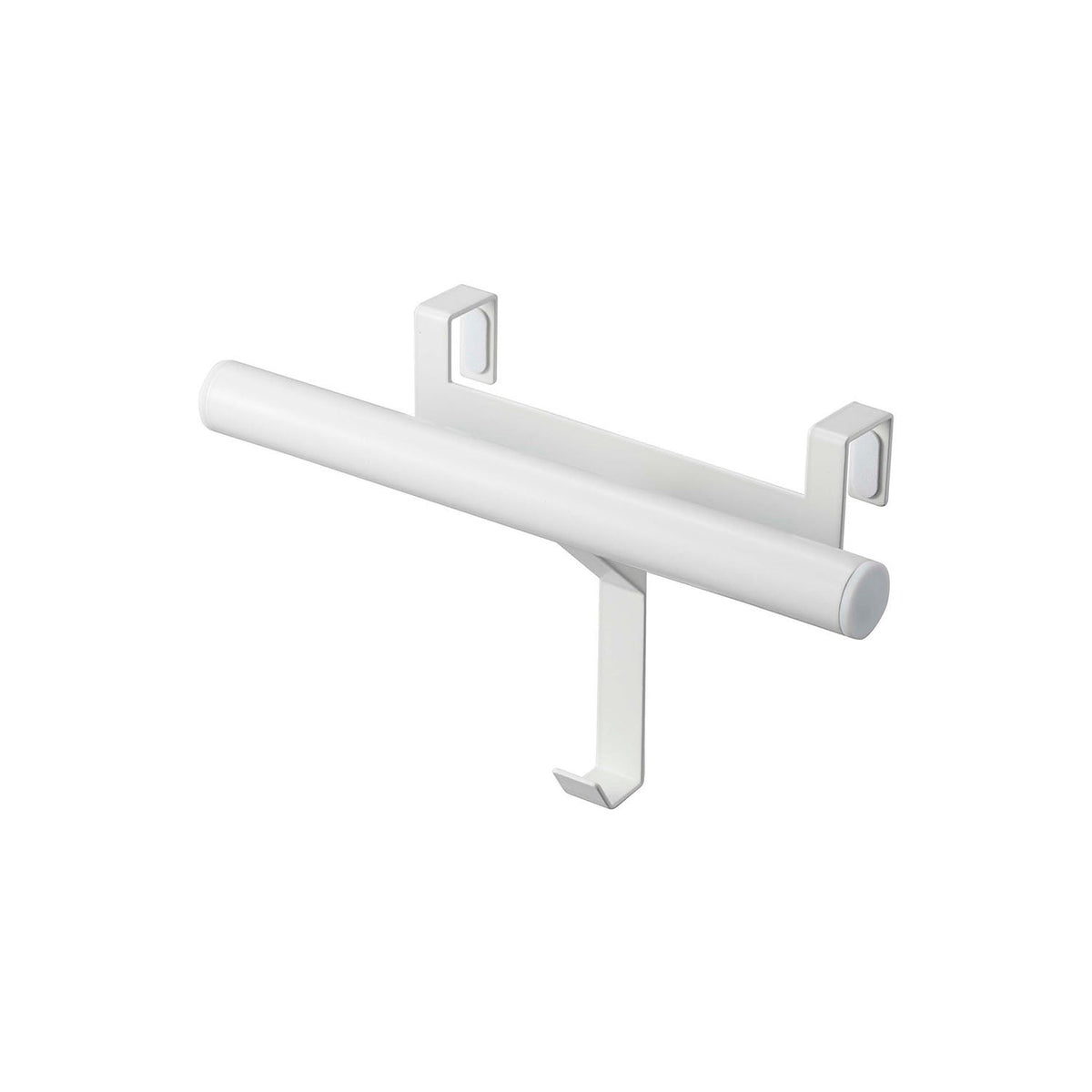 Yamazaki Tower Shoe Cabinet Door Backpack Hanger, Hanger That Hooks Over a Shoe Cabinet Door for a School Backpack at the Entry, Also Takes Bags and Indoor Shoes, Holds 6 kg, 26.5 x 9.5 x 16 cm and 320 g, White or Black