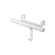 Yamazaki Tower Shoe Cabinet Door Backpack Hanger, Hanger That Hooks Over a Shoe Cabinet Door for a School Backpack at the Entry, Also Takes Bags and Indoor Shoes, Holds 6 kg, 26.5 x 9.5 x 16 cm and 320 g, White or Black