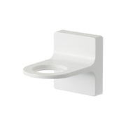Yamazaki Tower Film-Hook Dispenser Holder, Holder on a Film Hook That Floats a Pump Dispenser on a Bathroom Tile Wall and Lets You Press the Pump on the Wall, Adapter Rings Included, Holds 1 kg, 6.3 x 9 x 7 cm and 55 g, White or Black