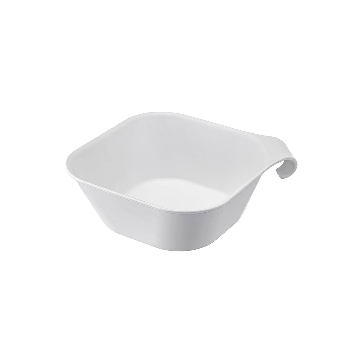 Yamazaki Tower Magnetic and Hook-On Wash Basin 2.5 L, Bath Basin of 2.5 L that Sticks to a Steel Bathroom Wall by Embedded Magnets or Hangs from a Bar by Its Hook, Heat Resistant to 170 C, 29.5 x 27 x 9 cm and 280 g, White or Black