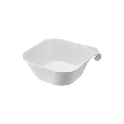 Yamazaki Tower Magnetic and Hook-On Wash Basin 2.5 L, Bath Basin of 2.5 L that Sticks to a Steel Bathroom Wall by Embedded Magnets or Hangs from a Bar by Its Hook, Heat Resistant to 170 C, 29.5 x 27 x 9 cm and 280 g, White or Black