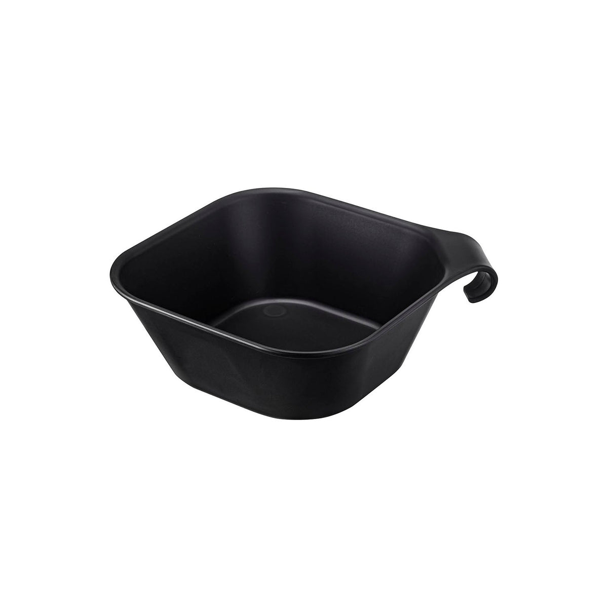Yamazaki Tower Magnetic and Hook-On Wash Basin 2.5 L, Bath Basin of 2.5 L that Sticks to a Steel Bathroom Wall by Embedded Magnets or Hangs from a Bar by Its Hook, Heat Resistant to 170 C, 29.5 x 27 x 9 cm and 280 g, White or Black