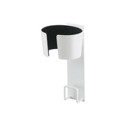 Yamazaki Tower Magnetic Hair Dryer Holder, Magnetic Cup Holder for a Hair Dryer on a Washing Machine Side, with a Cord Hook, 10 x 10.5 x 20 cm and 260 g, White or Black