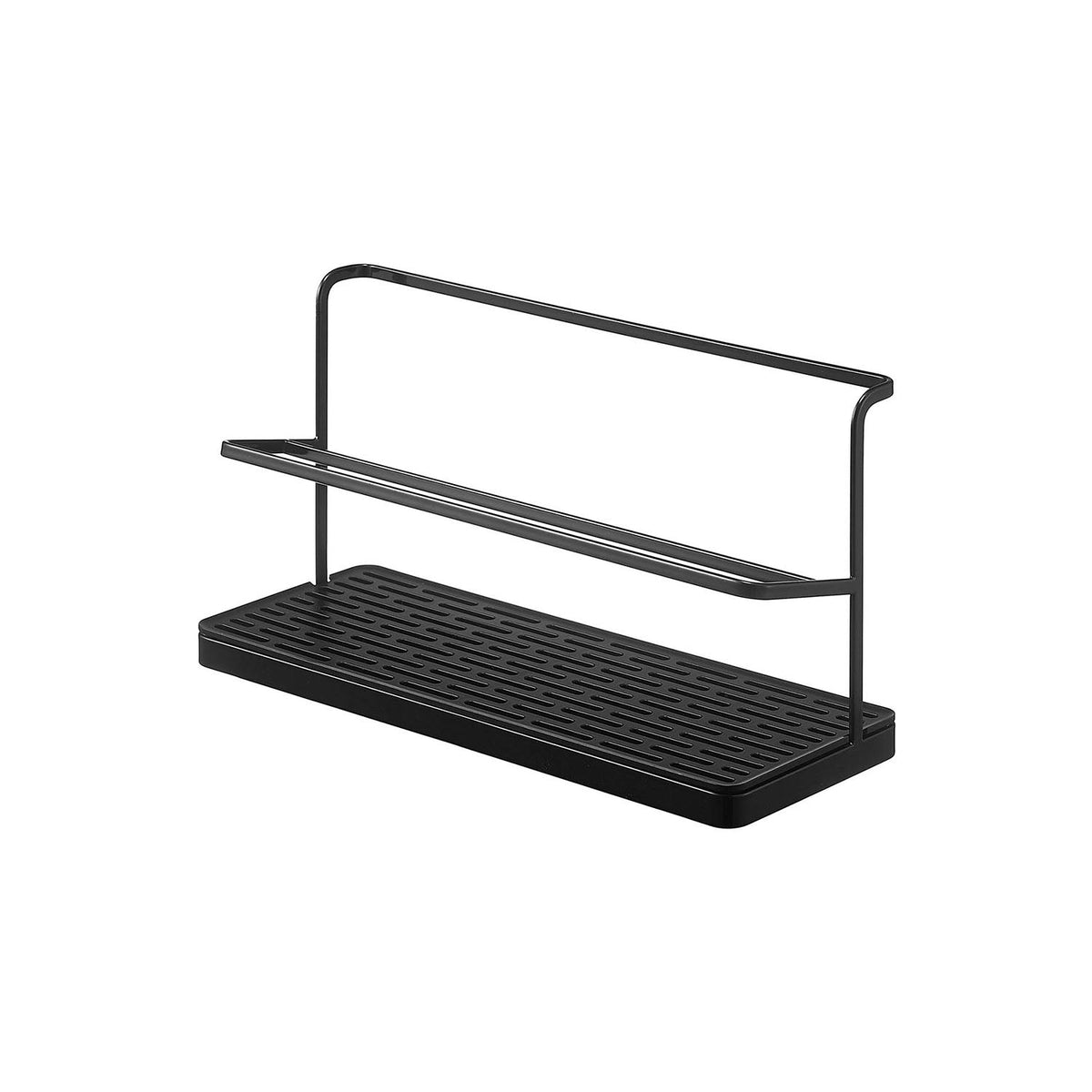 Yamazaki Tower Wide Jug Bottle Drying Stand, Wide Steel Stand for Drying Mug Bottles, Jugs and Flasks of 500 mL to 2 L Upside Down with Their Parts, 32 x 12 x 17 cm and 750 g, White or Black