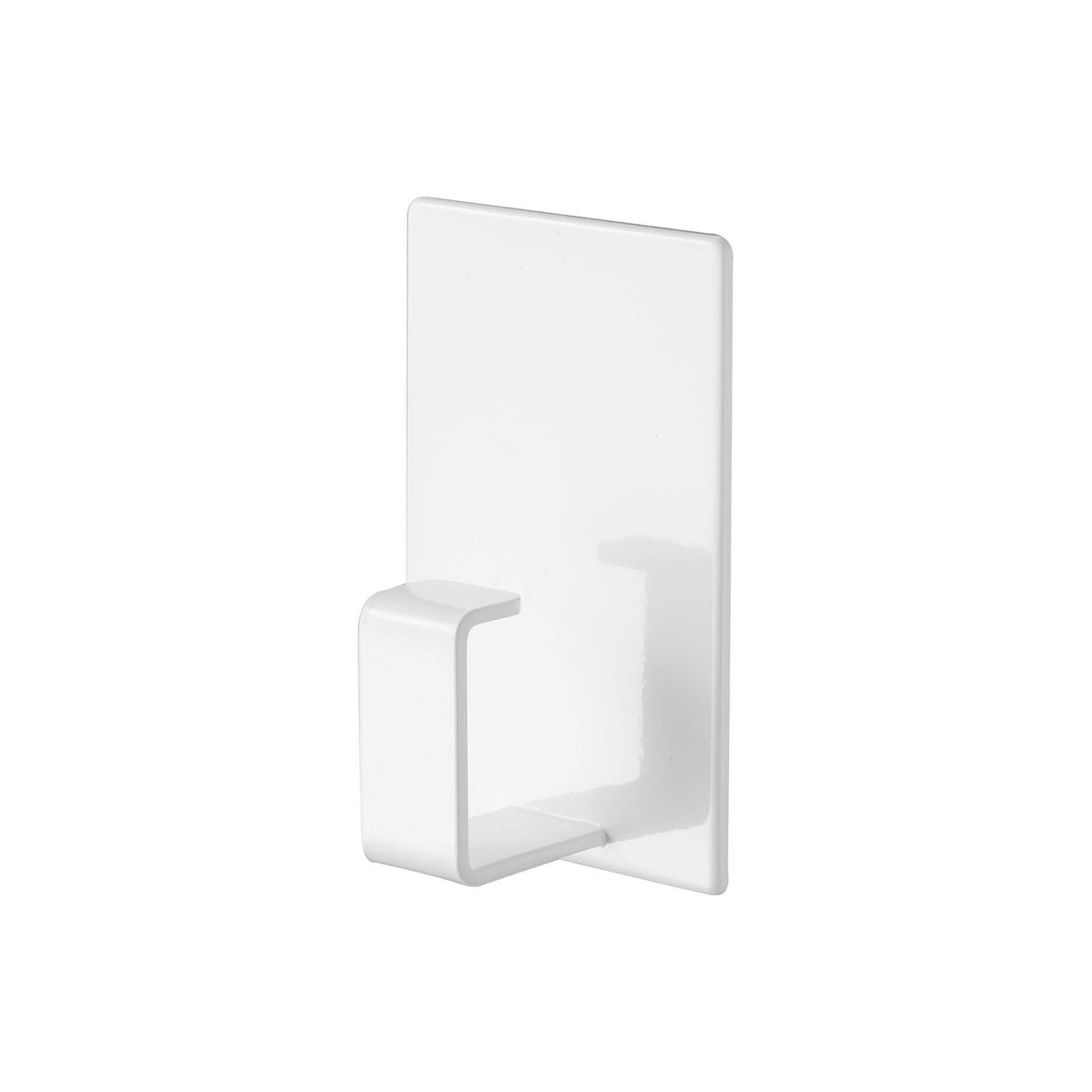 Yamazaki Tower Magnetic Laundry Basket Holder, Strong Magnet Holder That Floats a Laundry Basket on a Steel Wall by the Washing Machine, Holds About 3 kg Upright or 1 kg Sideways, 8 x 4.3 x 12 cm and 200 g, White