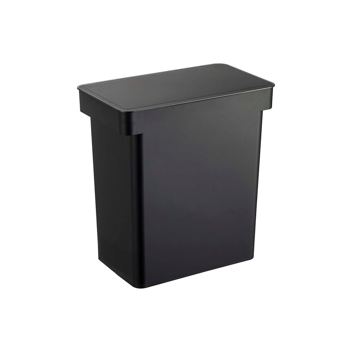 Yamazaki Tower Sealed Rice Container 20 kg with Measuring Cup, Sealed 25 L Rice Container That Holds About 20 kg, Silicone-Sealed Lid Guards Against Damp, Stepped Measuring Cup Included, Moves on Casters, 41 x 24 x 42.5 cm and 2100 g, White or Black