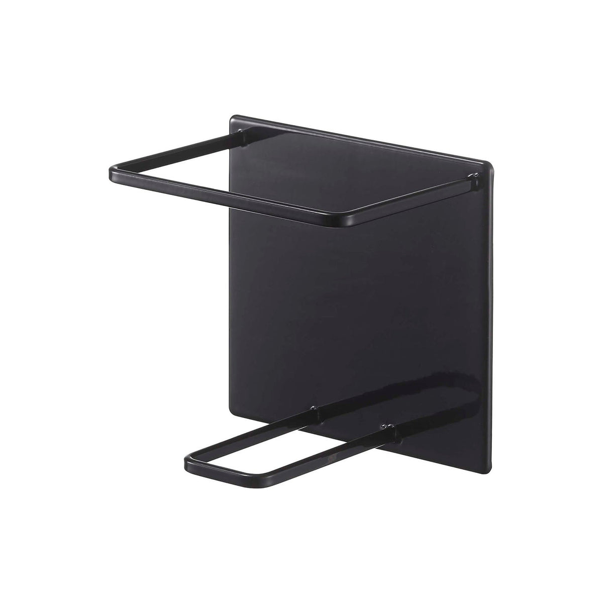 Yamazaki Tower Magnetic Bathroom Tube and Bottle Holder L, Holder That Sticks to a Steel Bathroom Wall by Magnet and Drains Water So Slime Stays Away, Holds 1 kg, 11 x 8.2 x 11 cm and 245 g, White or Black