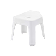 Yamazaki Tower Hang-Up Bath Stool, 30 cm Seat, Bath Stool with a 30 cm Seat for Bathrooms with a Counter, Hangs on a Towel Bar to Dry, 35 x 33 x 34 cm with a 30 cm seat and 1000 g, White or Black
