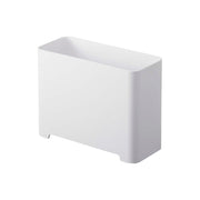 Yamazaki Tower Magnetic Bathroom Trash Can, Slim Open Bin That Sticks to a Steel Bathroom Wall by Magnet for Bath Salt Sachets and Empty Bottles, Drain Holes in the Base, Holds 1.5 kg, 20 x 8.8 x 15 cm and 350 g, White or Black