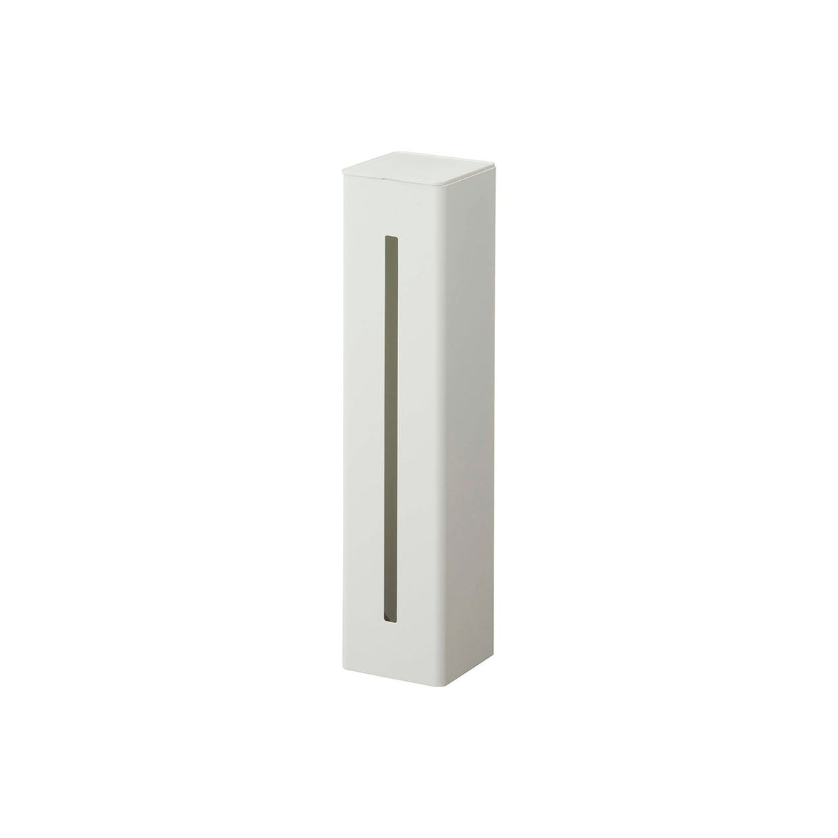 Yamazaki Tower Magnetic Cup Dispenser for a Water Server Side, Magnetic Paper Cup Dispenser that Sticks to the Side of a Water Server, Takes 60 to 85 Cups, 9.5 x 9.4 x 40 cm and 890 g, White or Black