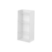 Yamazaki Tower Cosmetic Case 4 Tiers, Upright, Tall Slim Case With Four Trays That Hold Nail Polish and Gel Nail Items Standing Upright, Trays Slide In Anywhere, Holds 300 g Per Tray, 12 x 7.7 x 25 cm and 315 g, White or Black