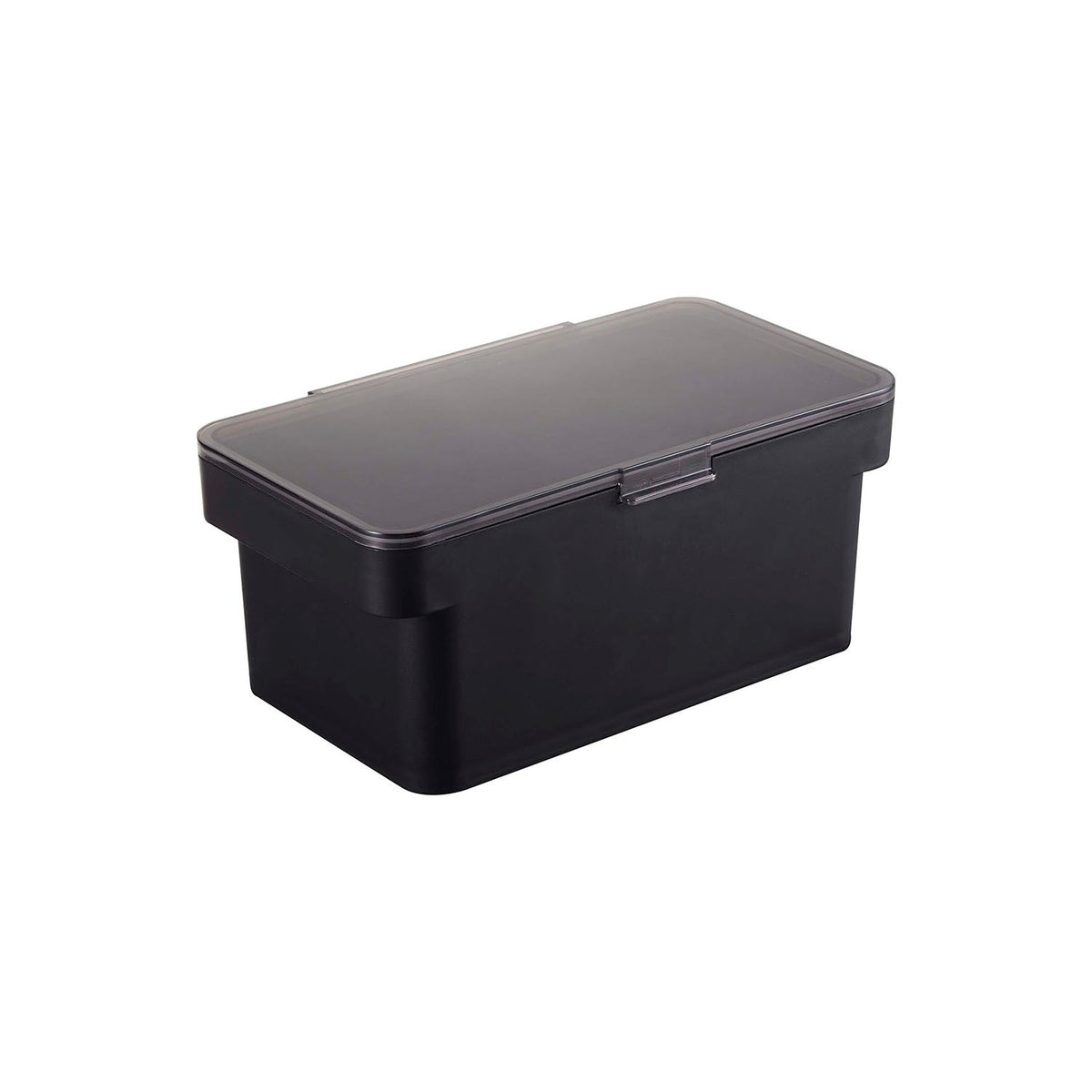 Yamazaki Nooks Sealed Pet Food Stocker 1.5 kg, Sealed 3 L Stocker for About 1.5 kg of Dry Pet Food With a Clear Lid That Opens Fully, Snap-Lock Seal, Measuring Cup Included, 28 x 16.5 x 12.2 cm and 560 g, White or Black