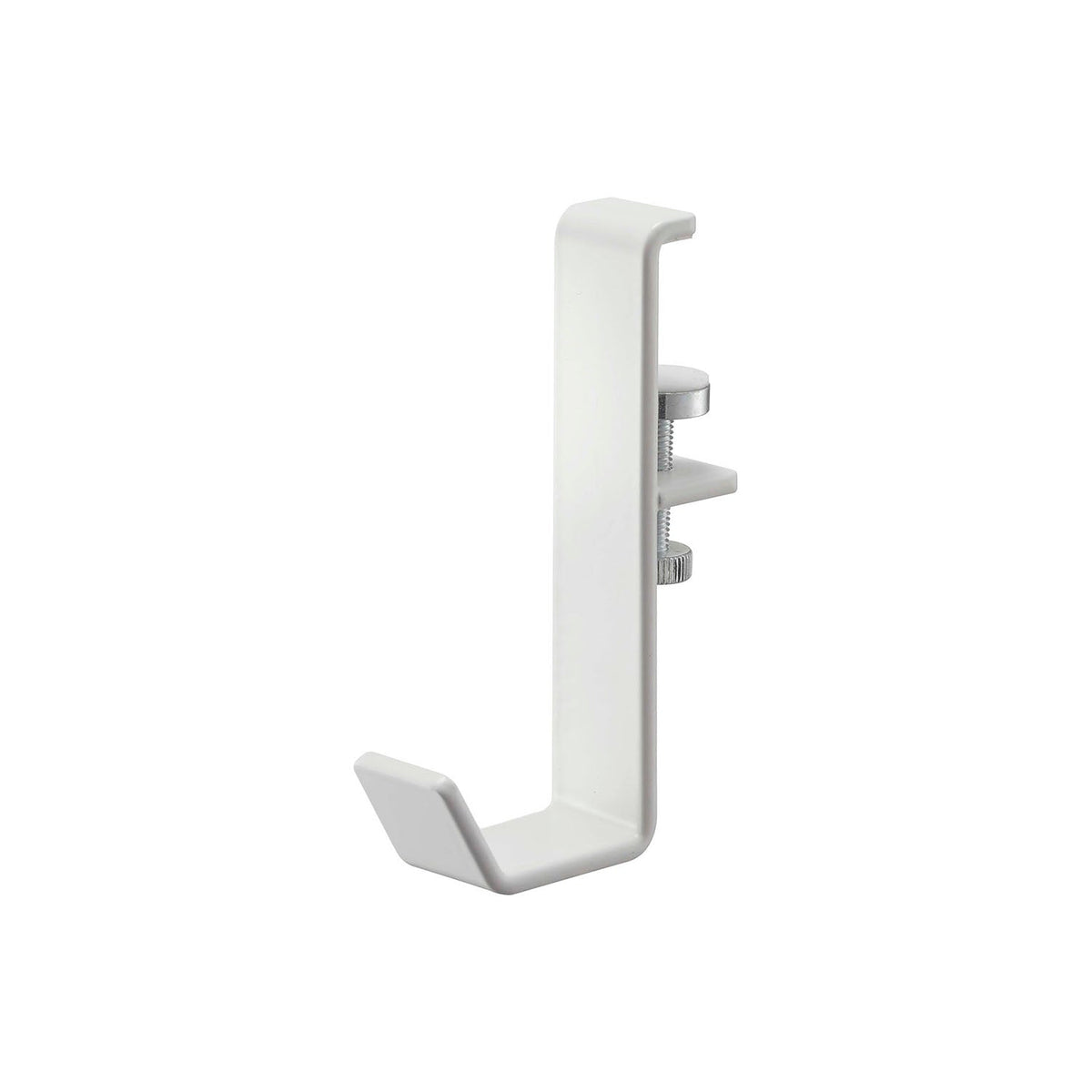 Yamazaki Tower Indoor Drying Pole Holders Set of 2, Set of 2 Pole Holders for a Wooden Frame That Hold Your Own Pole up to 3 cm Thick for Extra Indoor Drying Space, Holds 10 kg, Hex Key Included, 2 x 6 x 9 cm each and 170 g, White or Black