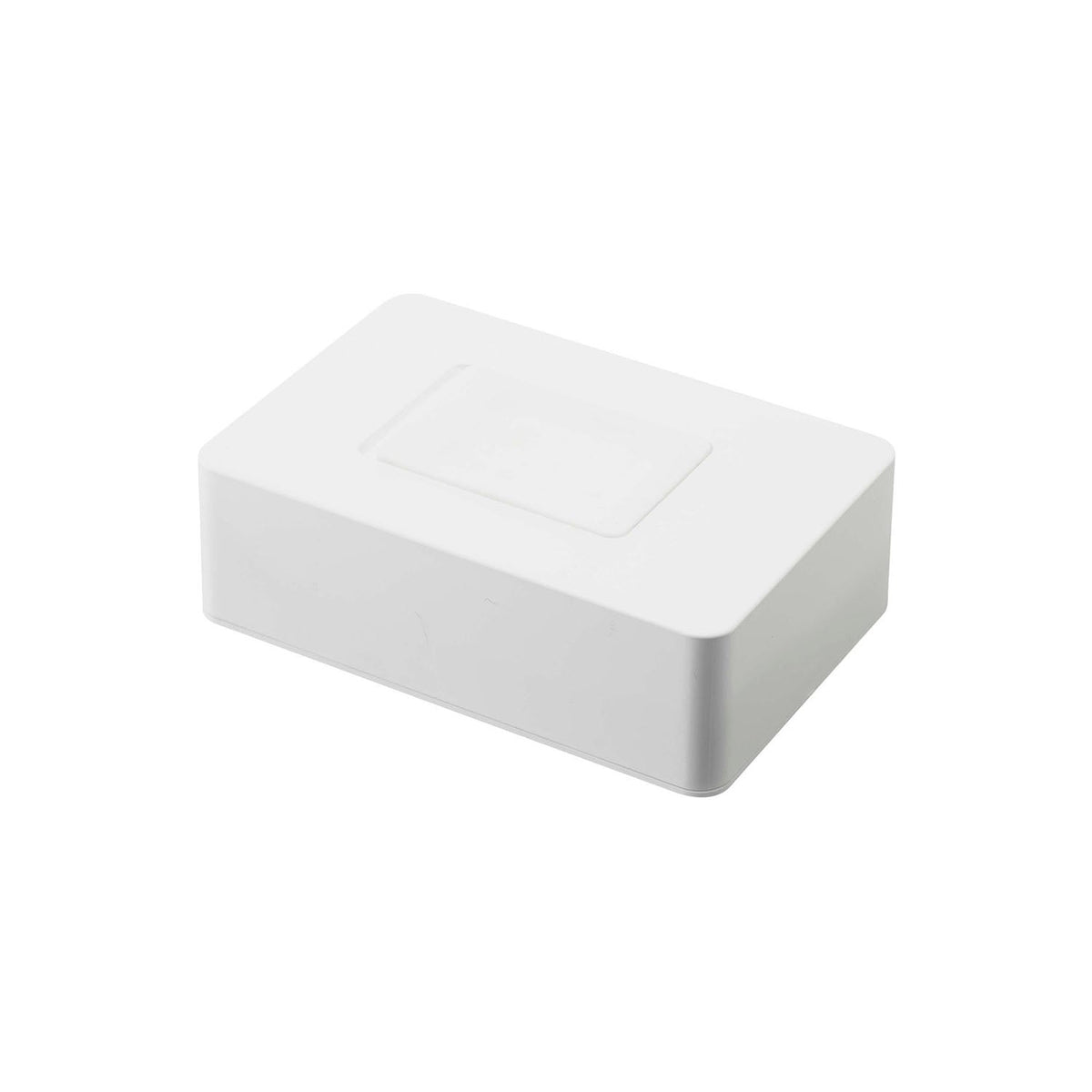 Yamazaki Tower Wet Wipe Sheet Holder, Simple Holder With a Silicone Lid That Keeps Wet Sheets From Drying Out, Wide Opening Makes Taking One Out Easy, Fits Packs up to 16 x 10.5 x 4.2 cm, 17 x 11.5 x 5.6 cm and 200 g, White or Black