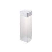 Yamazaki Tower Lie-Down Cold Pitcher 1.2 L, Slim 1.2 L Locking Cold Pitcher that Lies Down in the Fridge Door Pocket Without Leaking, 8.5 x 8.5 x 27.5 cm and 480 g, White or Black
