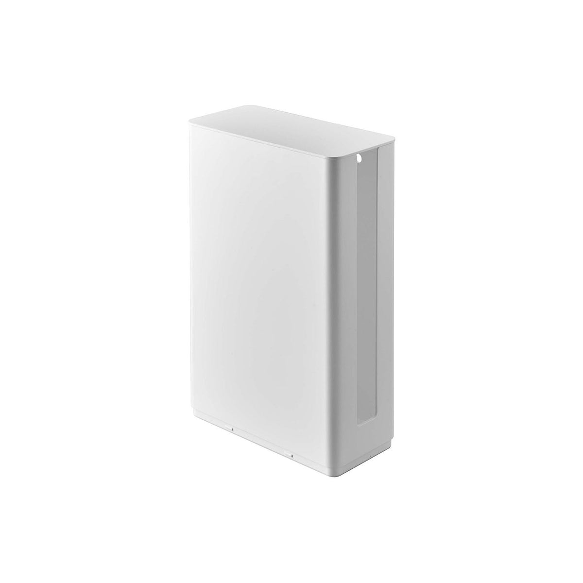 Yamazaki Smart Stackable Slim Lidded Router Case, Long, Slim Lidded Case for a Tall Router, Modem or Hard Drive, Stackable Up to Two High, 9.7 x 20.2 x 30.2 cm including the lid and 550 g, White or Black