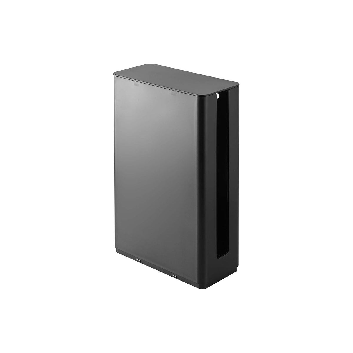 Yamazaki Smart Stackable Slim Lidded Router Case, Long, Slim Lidded Case for a Tall Router, Modem or Hard Drive, Stackable Up to Two High, 9.7 x 20.2 x 30.2 cm including the lid and 550 g, White or Black