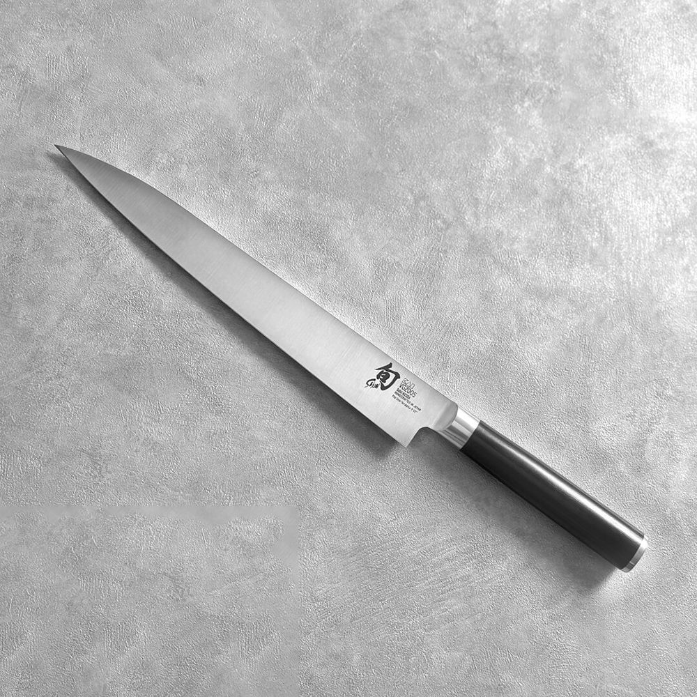 KAI Shun ProSho yanagiba sashimi knife 240mm, Shun ProSho yanagiba sashimi knife 240mm, 390 x 25 x 20 mm Overall, About 195 g, Made in Japan, 39 x 2.5 x 2 cm and 195 g, Standard