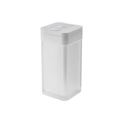 Yamazaki Tower Magnetic Spice Bottle L 120 mL, Large 120 mL Magnetic Spice Bottle That Sticks to a Steel Kitchen Panel, Slide the Lid Forward or Back to Pour as Much as You Want, Index Sticker Included, 4.8 x 5 x 10 cm and 100 g, White or Black