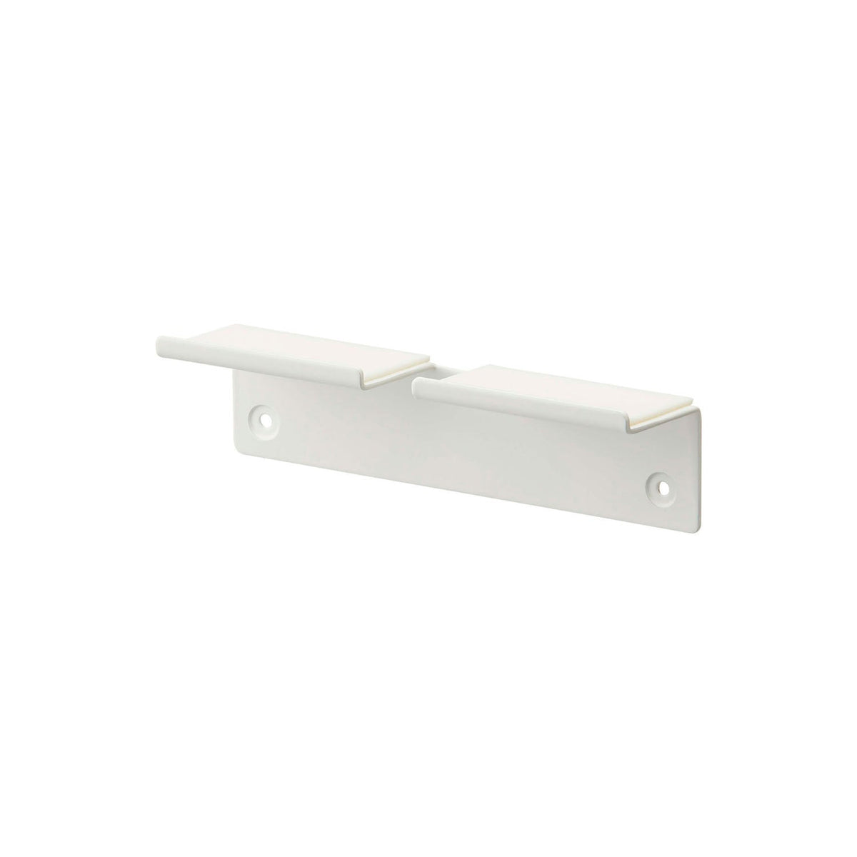 Yamazaki Tower Wall-Mounted Smartphone Holder, Slim Wall Holder That Stores a Smartphone While It Charges, Tablet PCs Fit Too, Plasterboard Pins Leave Holes Hard to See, Holds 1 kg, 14 x 3.2 x 3.3 cm and 100 g, White or Black