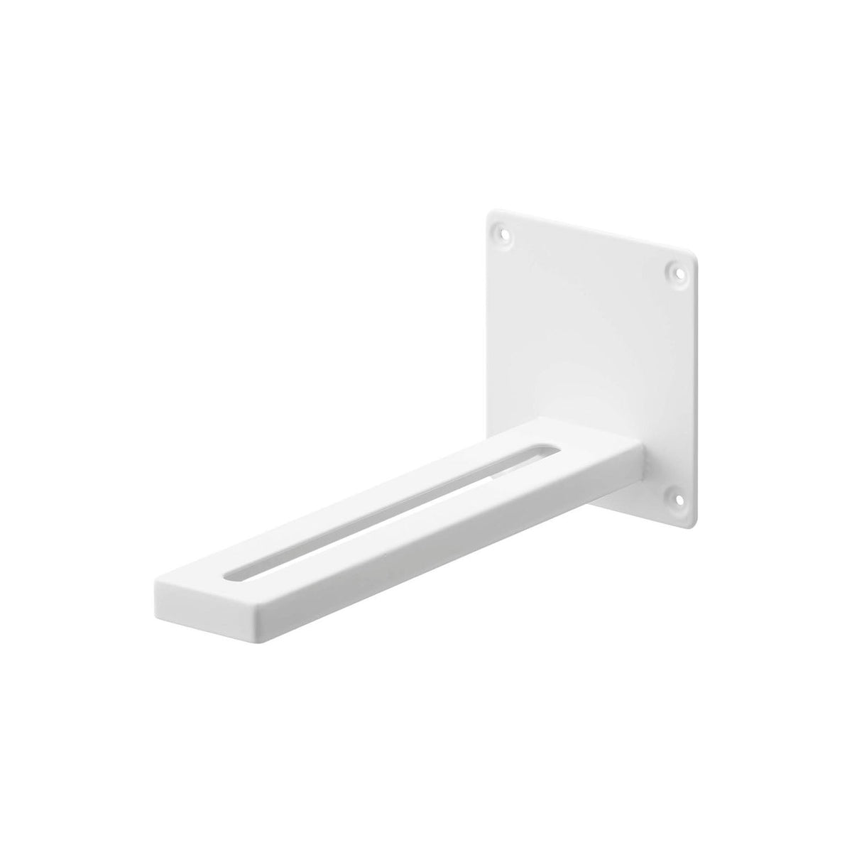 Yamazaki Smart Wall-Mounted Projector Rack, Wall Bracket that Floats a Small Projector on the Wall, Fixed with Pins or Screws, Holds 3 kg, 10 x 23.8 x 11 cm and 475 g, White