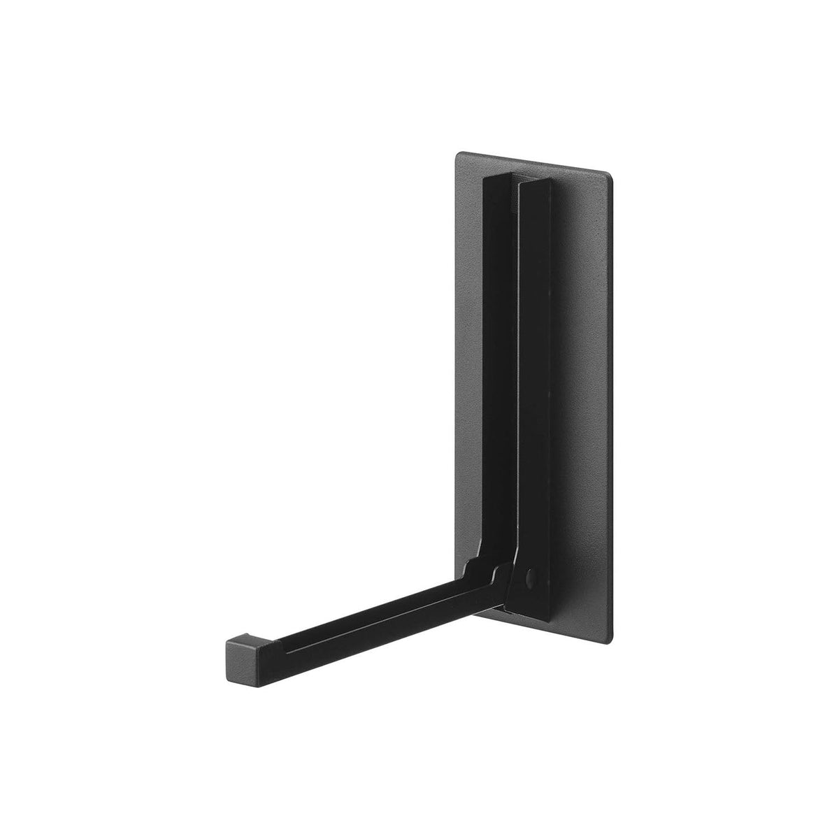 Yamazaki Tower Magnetic Folding Hanger, Magnetic Folding Arm for a Steel Door or Fridge that Holds a Wet Coat or Apron, Folds Flat, In use 8 x 16.5 x 18 cm; folded 8 x 3 x 18 cm and 340 g, White or Black
