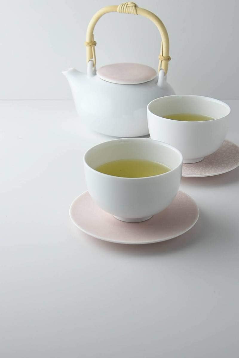 MIYAMA Casane Te Mino Ware Cherry Blossom Peach Glaze Teapot 320 ml