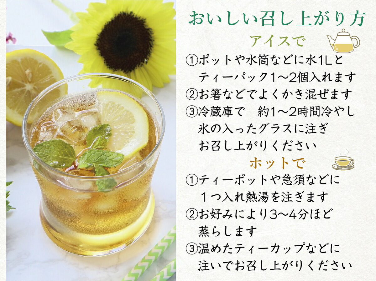 Kanematsu Seicha Lemon Sencha Tea Bags, 10 Tea Bags