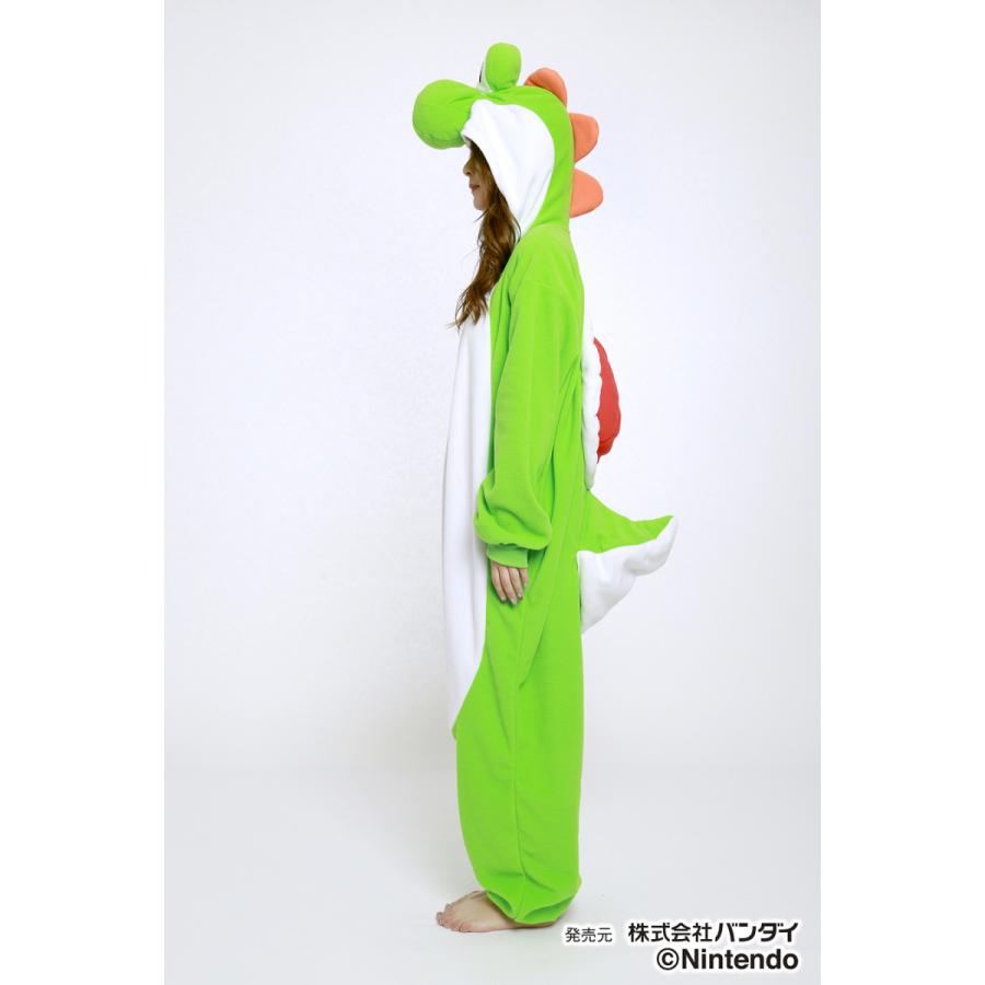 Nintendo Super Mario Yoshi Fleece Kigurumi, Adult Size M