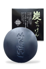 Takechar no Sato Charcoal Soap 100g — source image 1