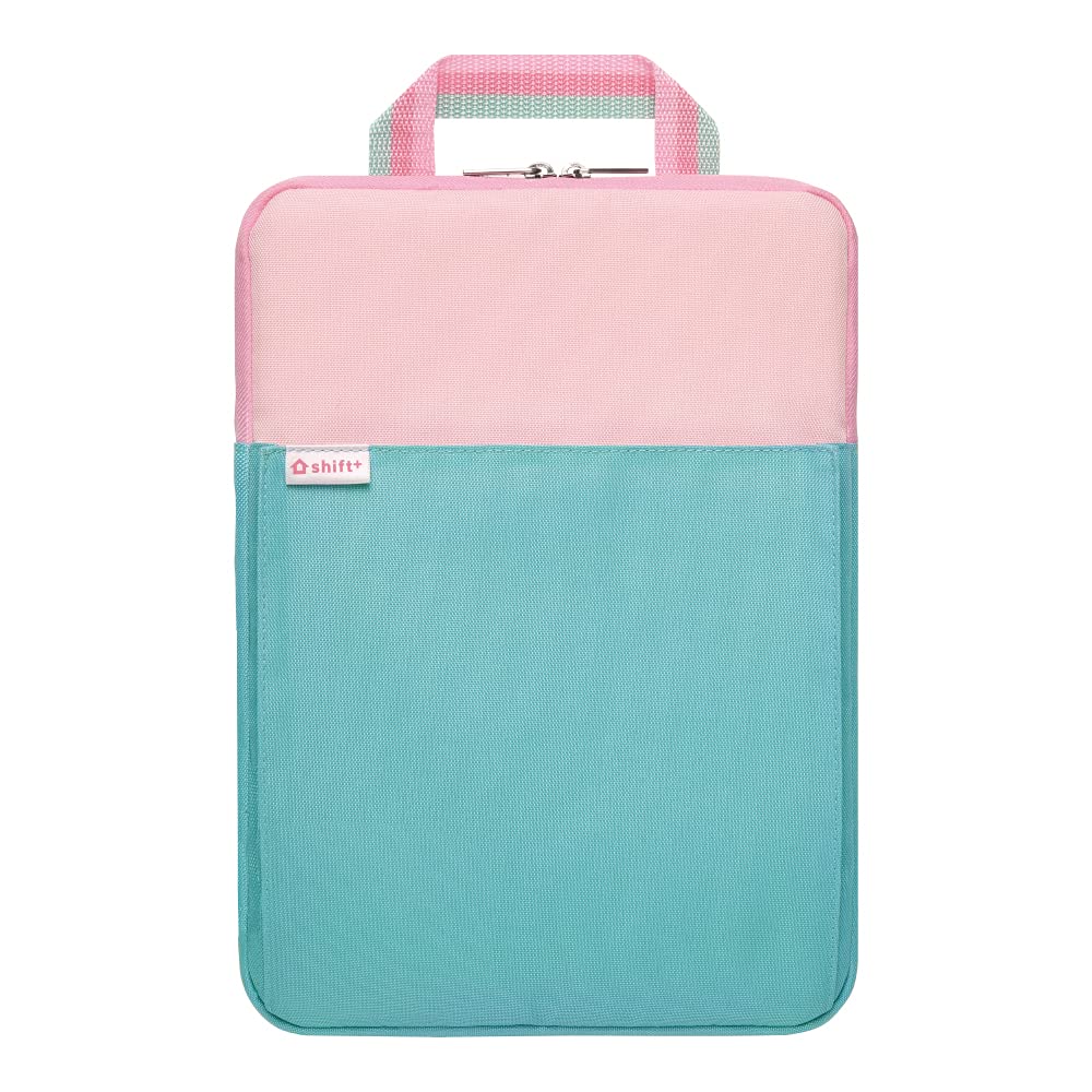Sonic Shift Plus School PC Case M Size, 4 mm Cushioned Polyester Sleeve with Handle and Name Tag for 11.6 Inch Laptops and Tablets, 235 x 330 x 25 mm, 120 g, Five Colours