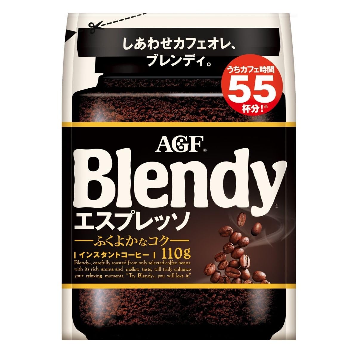 AGF Blendy Instant Coffee, Regular, Mellow Aroma Or Espresso Refill Bags, Regular 2 Jars, Or Luxurious Coffee Shop Special Blend