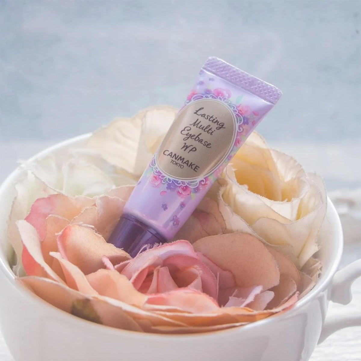 Canmake Lasting Multi Eyebase WP, 01 Frosty Clear, Clear Waterproof Eye Makeup Base that Boosts Colour and Prevents Smudging, 8 g