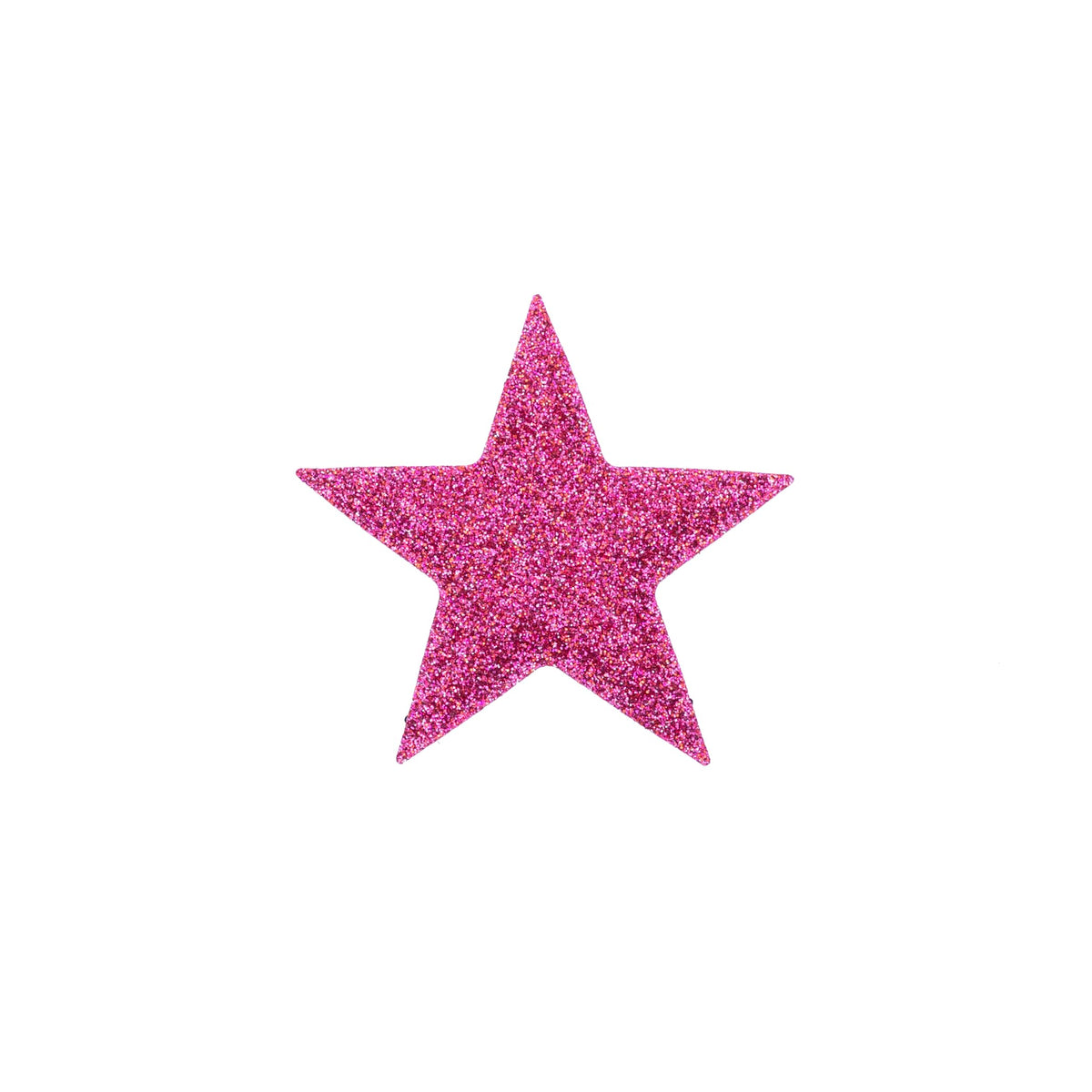 Glitter Plain-Color No-Crease Hair Clip for Bangs, Made in Japan, Ribbons, Cross, Hearts, Five-Point Shapes and Rectangles