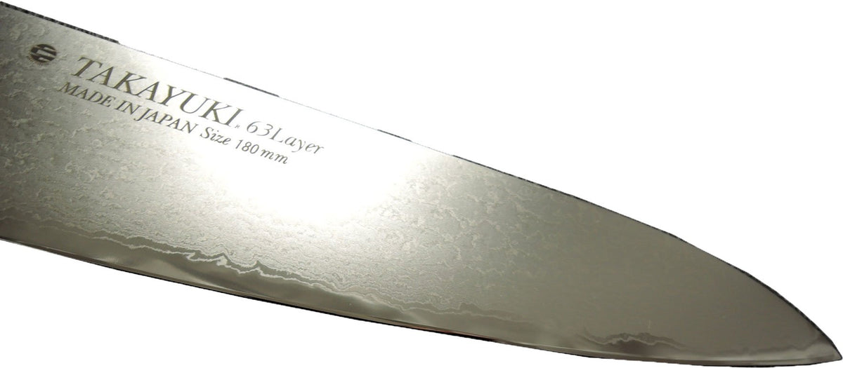 Sakai Takayuki 63-Layer Damascus Gyuto 180mm