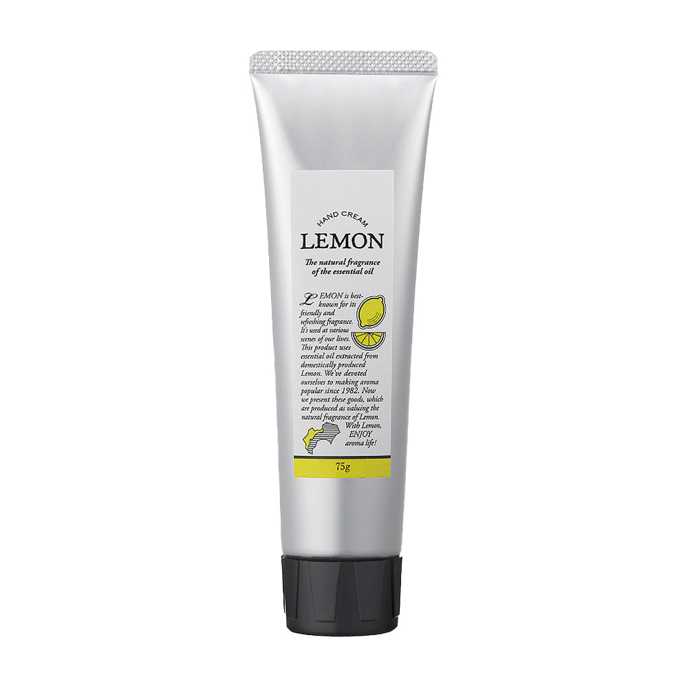Japanese Citrus and Lavender Hand Cream, 75 g Tube with Shea Butter and Olive Oil, Essential-Oil Scents in 6 Types, Made in Japan